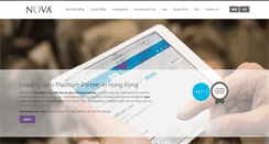 Desktop Screenshot of nova.com.hk