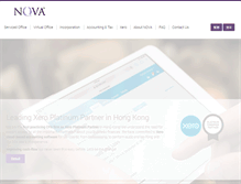 Tablet Screenshot of nova.com.hk