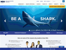 Tablet Screenshot of nsuweb.nova.edu