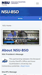 Mobile Screenshot of nsubso.nova.edu