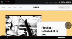 Desktop Screenshot of nova.fr