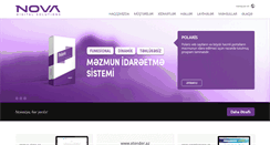 Desktop Screenshot of nova.az
