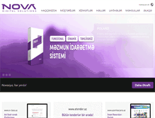 Tablet Screenshot of nova.az